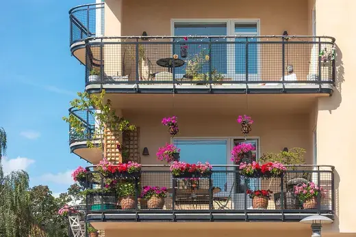Balkon en terras in pot